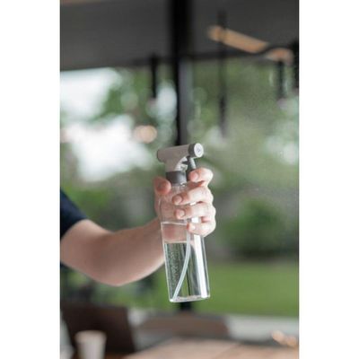 Kit Borrifadores 3 Unidades Multiuso Flow Bege E Cinza 500ml