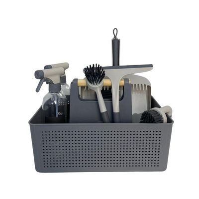 Kit Limpeza Para Lavanderia Multiuso Chumbo 7 Peças