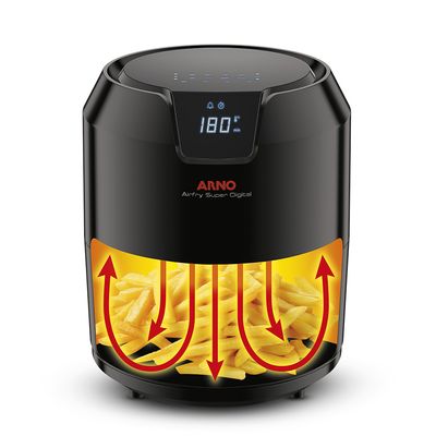 Fritadeira Elétrica Air Fryer Arno Super BFRY 4,2L Preta - 110V