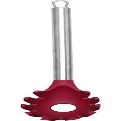 PEGADOR DE MACARRAO SILICONE CABO INOX ELITE