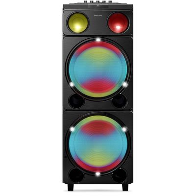 Caixa de Som TAX5509/78 2400W LED Bluetooth Philips Preto / Bivolt