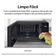 Forno de Micro-Ondas LG NeoChef MS3033D com Função limpa fácil e Receitas Pré-programadas - 30 litros Preto / 220V