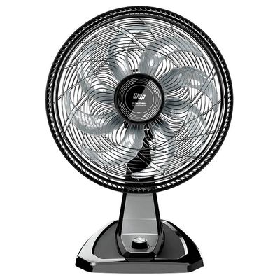 Ventilador de Mesa/Parede Wap Flow Turbo com 8 pás, 3 velocidades e 180W Preto e cinza / 220V