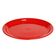 Prato Elegance Raso Redondo 25cm Vermelho Em Polipropileno Linha Tropical Vem
