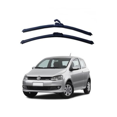 Kit Palheta Limpador Parabrisa Para-brisa Dianteiro VW Fox Crossfox 2003 à 2010