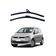 Kit Palheta Limpador Parabrisa Para-brisa Dianteiro VW Fox Crossfox 2003 à 2010