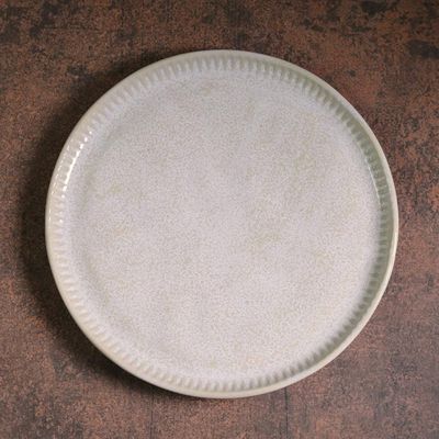 Conjunto de Pratos de Sobremesa Porto Brasil Linhas Latte com 6 peças Bege