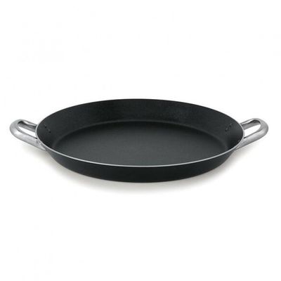 Paellera Profissional Multiflon G em Alumínio e Antiaderente 43cm Preto