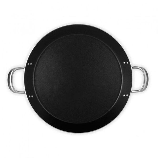 Paellera Profissional Multiflon G em Alumínio e Antiaderente 43cm Preto