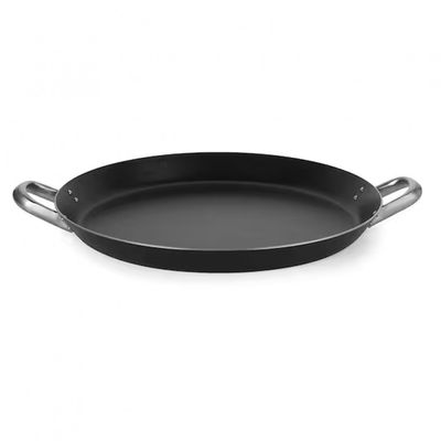 Paellera Profissional Multiflon G em Alumínio e Antiaderente 43cm Preto