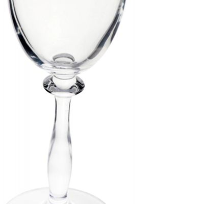 Conjunto de Taças para Vinho Tinto Bohemia Angela 250 ml em Cristal - 6 Peças Transparente