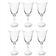 Conjunto de Taças para Vinho Tinto Bohemia Angela 250 ml em Cristal - 6 Peças Transparente