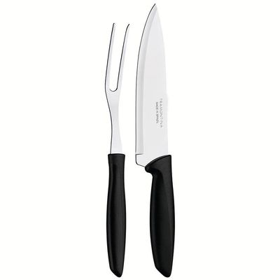 Faca 5 para Frutas Tramontina Plenus em Aço Inox Preto com Inox