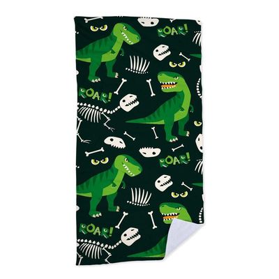 Toalha De Praia Dinossauro Roar  criativas e clássicas