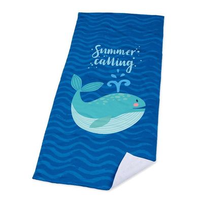 Toalha De Praia - Blue Whale Summer