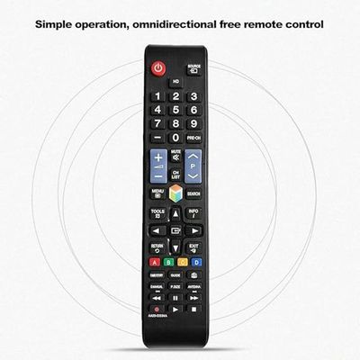 Controle Remoto Universal Tv Inteligente Para Samsung Hdtv Led Digital Preto