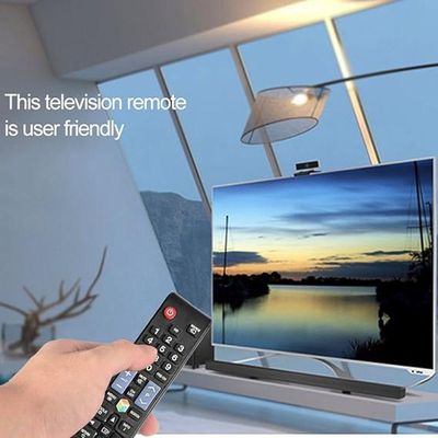 Controle Remoto Universal Tv Inteligente Para Samsung Hdtv Led Digital Preto