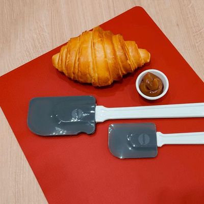 Espátula Pão-duro De Silicone Laranja 42cm Linha Platinum Vem