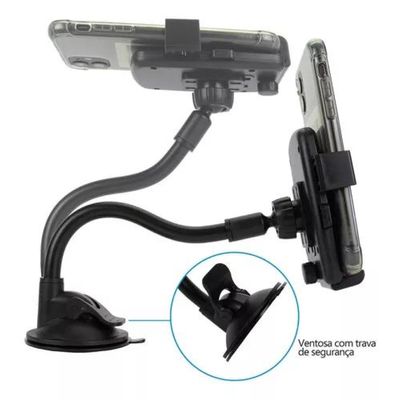 Suporte Veicular Universal para Celular e Trava Automática