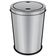 Lixeira Euro Design com Tampa Basculante Inox 5L Inox