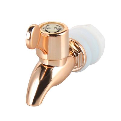 Kit 3 Torneiras Para Suqueira Dispenser Plástico Dourada Prata Rosé Luxo Filtro Vedação