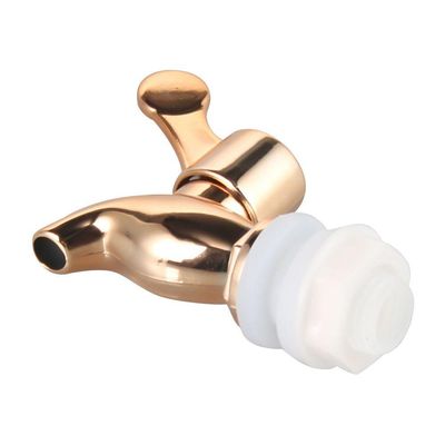Kit 2 Torneiras Para Suqueira Dispenser Plástico Rosé Gold Luxo Filtro Com Vedação