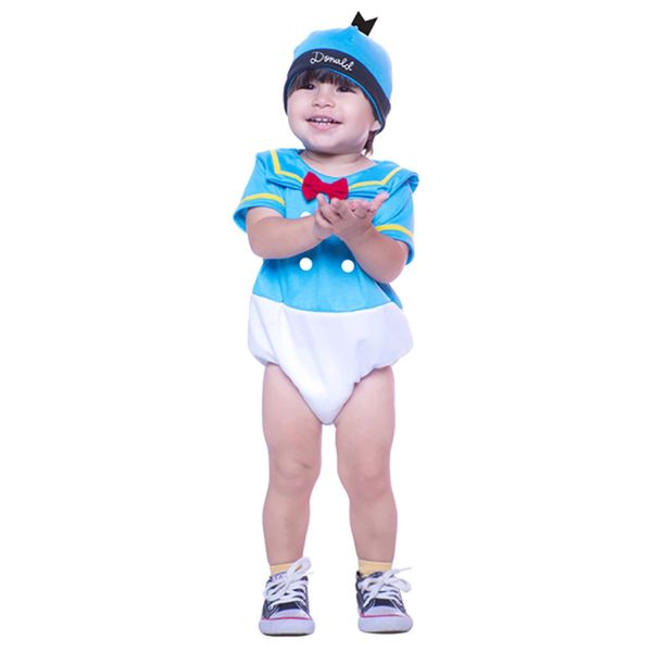 Fantasia Regina Festas Baby Pato Donald Tamanho Único