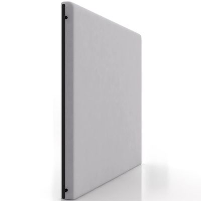 Cabeceira Cama Box Casal 140cm Estofada Goya P05 Veludo Cinza - Lyam Decor