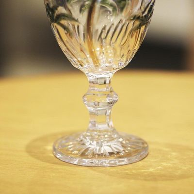Jogo 6 Taças Vidro Palm Tree 310ml Transparente Class Home