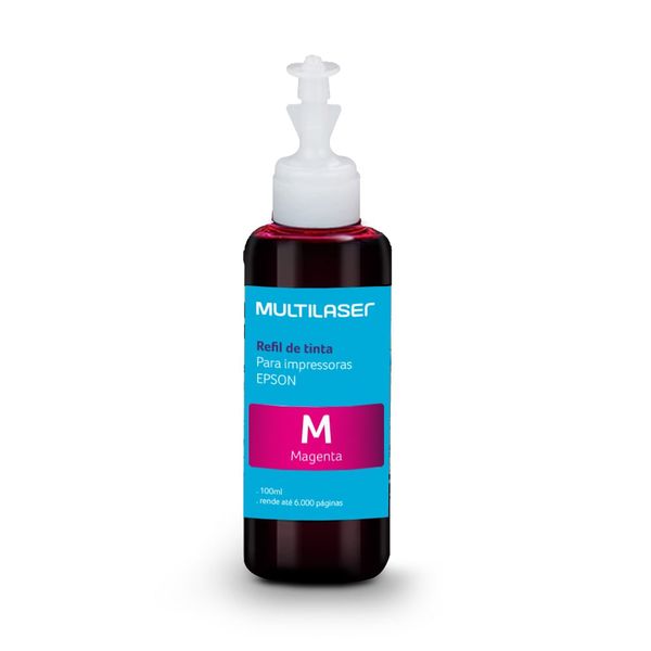 Refil De Tinta Para Impressoras Epson 100 Ml Cor Magenta - RF007 RF007