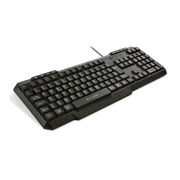 Teclado Multímidia Resist. a Água Slim Preto Usb - TC206 TC206 Teclado Multímidia Resist. a Água Slim Preto Usb - TC206 TC206