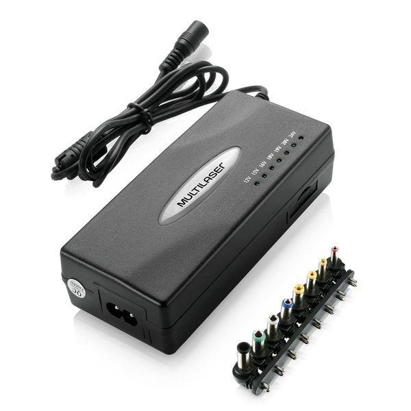 Carregador Universal Para Laptop 90W Multilaser CB007 CB007 Carregador Universal Para Laptop 90W Multilaser CB007 CB007