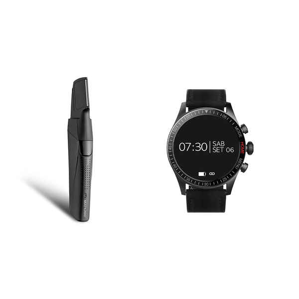 Combo Men - Smartwatch SW3 Multiwatch Amoled Bt 5.0 à Prova D’água Ip68 e Barbeador Navalha 9 em 1 Bivolt - ES353K ES353K