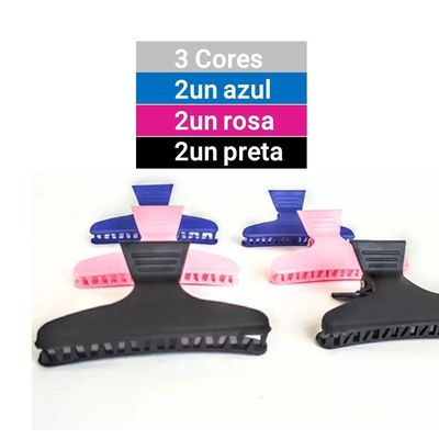 Kit 6 Piranhas De Cabelo  Prender Separar Mechas 80mm ix