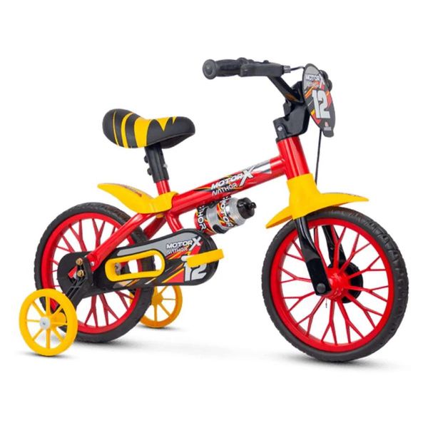 Bicicleta Infantil Criança Aro 12 Motor X Nathor