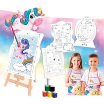 Super Kit Pintura Unicórnios 2563 Brincadeira De Criança