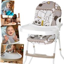 Cadeira De Alimentação Galzerano Portátil Para Bebê Alta Nick 5025 Até 23kg Panda