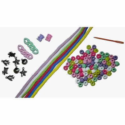Kit Pulseira e Colar Trançado - Kits for Kids