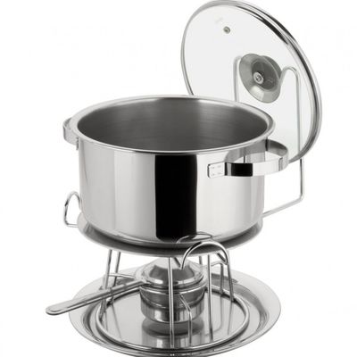 Le Rechaud Forma com Difusor de Calor 7 Litros 6 Peças Inox
