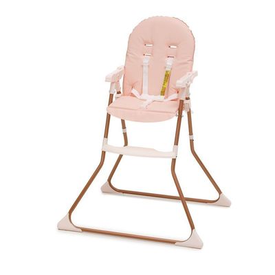 Cadeira De Alimentação Galzerano Portátil Para Bebê Alta Nick 5025 Até 23kg Rosê