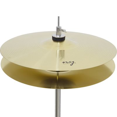 Kit 5 Pares de Pratos de Bateria Chimbal 14" Liga de Aço New York