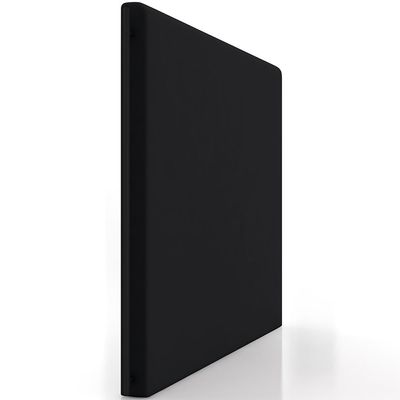 Cabeceira Cama Box Queen 160cm Estofada Goya P05 Veludo Preto - Lyam Decor