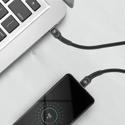 Cabo Dual Shock Tipo C / Type C - Preto - 1,2 m - no Atacado - Caixa Fechada 10 Unidades - Gshield