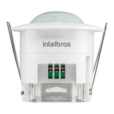 Sensor De Presença Fotocélula Para Iluminação Automático De Embutir Teto Intelbras ESP 360 E Bivolt