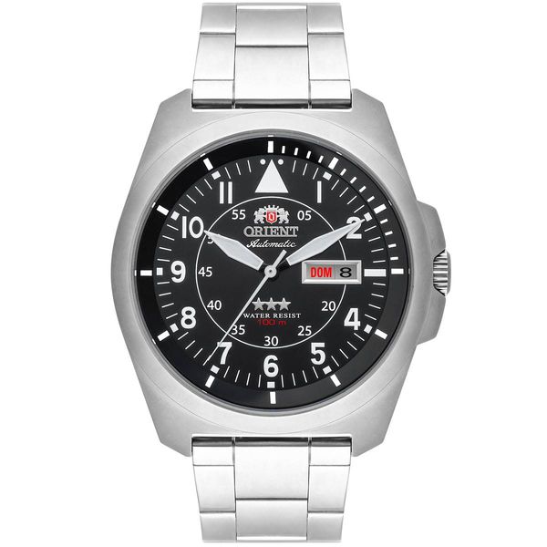 Relógio Orient Masculino Ref:F49ss019 P2sx Automático Prateado