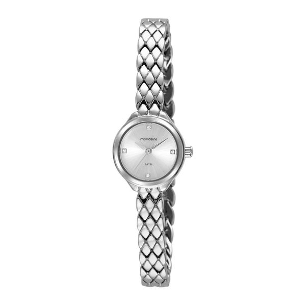 Relogio Mondaine Feminino Ref:99614l0mvnm2 Social Mini Prateado