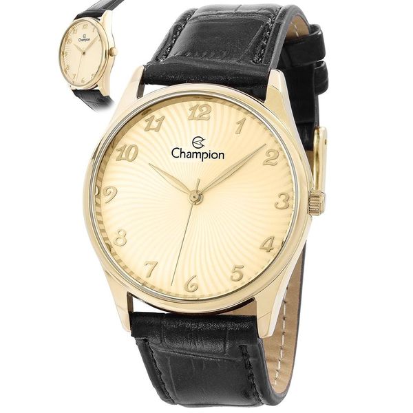 Relógio Champion Masculino Ref:Cn20551b Casual Dourado Relógio Champion Masculino Ref:Cn20551b Casual Dourado