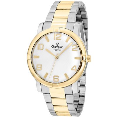 Relógio Champion Feminino Ref:Cn25181s Casual Bicolor