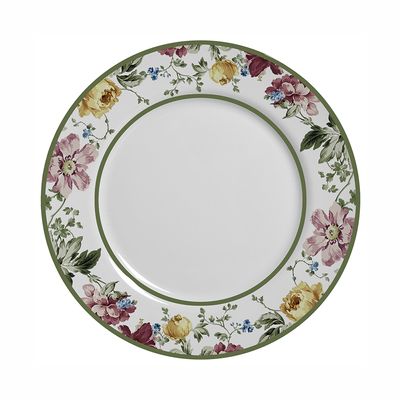 Prato Raso Alleanza Marselha Redondo Branco 28,5cm