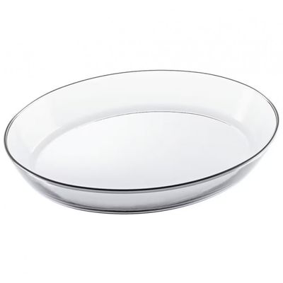 Conjunto de Travessas Refratárias Marinex em Vidro - 10 Peças Transparente